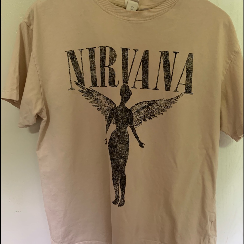 Nirvana graphic band t shirt